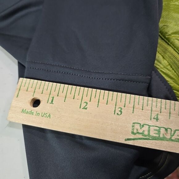 LLBean Primaloft Windbreaker Running Jacket XL Zip Insulated Quilted Sport Green - Picture 7 of 14